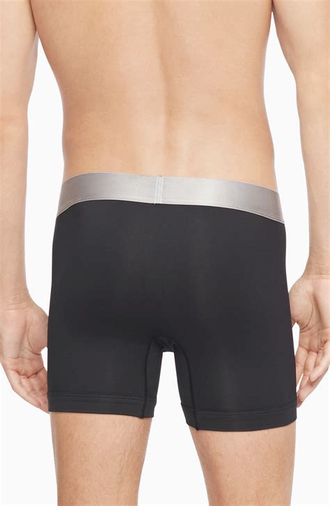 men's 3 pk steel waistband boxer briefs|Calvin Klein Men's Steel Micro Boxer Brief .